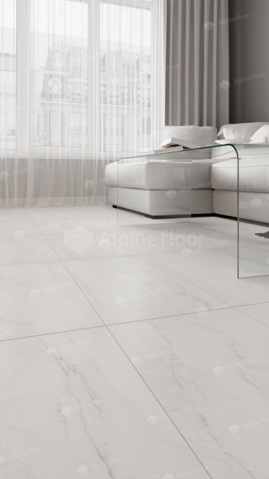 Виниловая плитка "Alpine Floor" Light Stone Брайс (608*303*2,5 мм) — купить в Магнитогорске