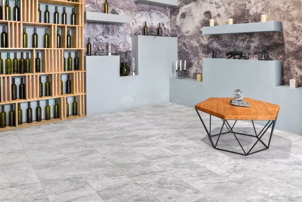 Виниловая плитка "Alpine Floor" Light Stone Чили (608*303*2,5 мм) — купить в Магнитогорске