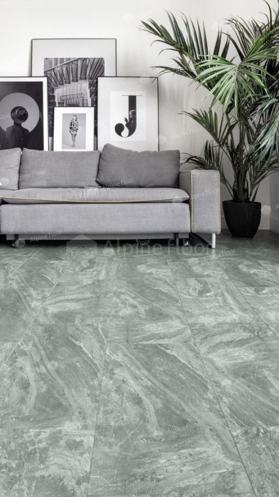 Виниловая плитка "Alpine Floor" Light Stone Хэмпшир (608*303*2,5 мм) — купить в Магнитогорске