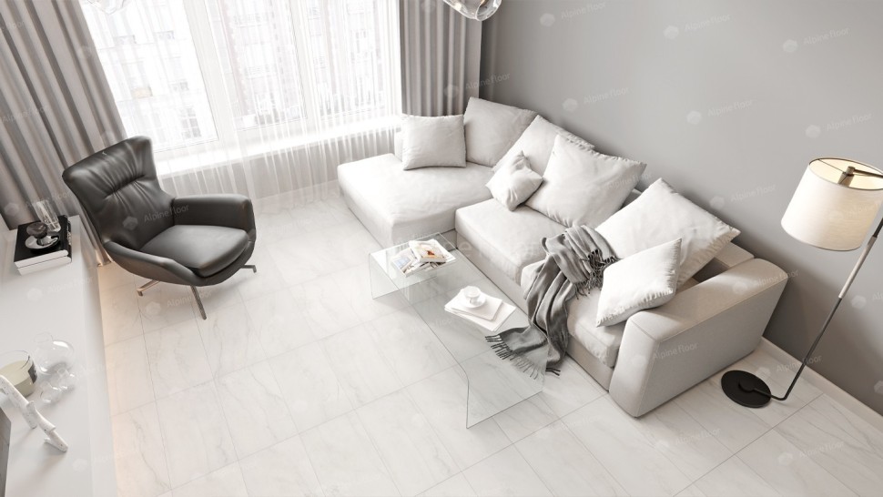 Виниловая плитка "Alpine Floor" Light Stone Брайс (608*303*2,5 мм) — купить в Магнитогорске