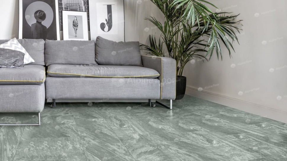 Виниловая плитка "Alpine Floor" Light Stone Хэмпшир (608*303*2,5 мм) — купить в Магнитогорске